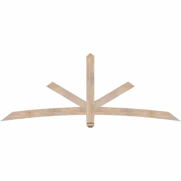 Ekena Millwork Alberta Smooth Timber Gable Bracket, Douglas Fir, 84"W x 31"H x 3 1/2"D x 3 1/2"F, 9/12 Pitch GBW084X31X0404ALB00SDF - main